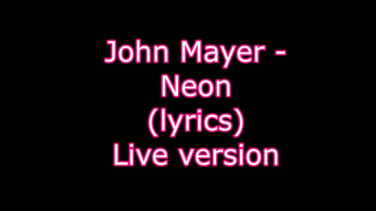 john mayer live songs